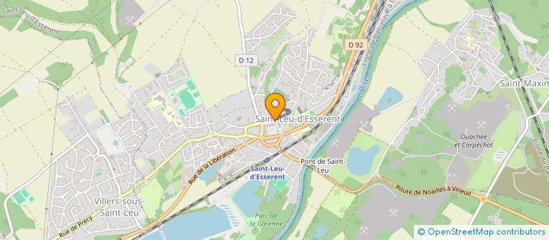 localisation de l'entreprise HABITAT ENERGIE CONSEIL  SAINT-LEU-D'ESSERENT