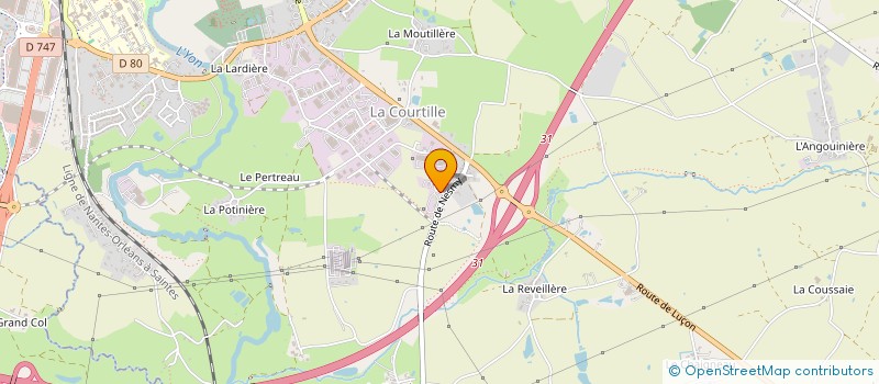localisation de l'entreprise HABITAT ENERGIE VENDEE à LA ROCHE-SUR-YON