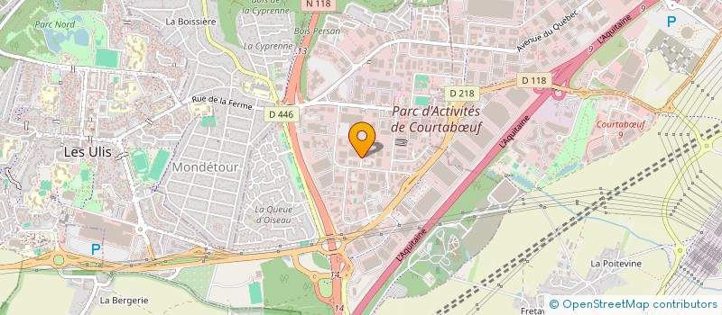 localisation de l'entreprise HABITAT ENERGY à LES ULIS