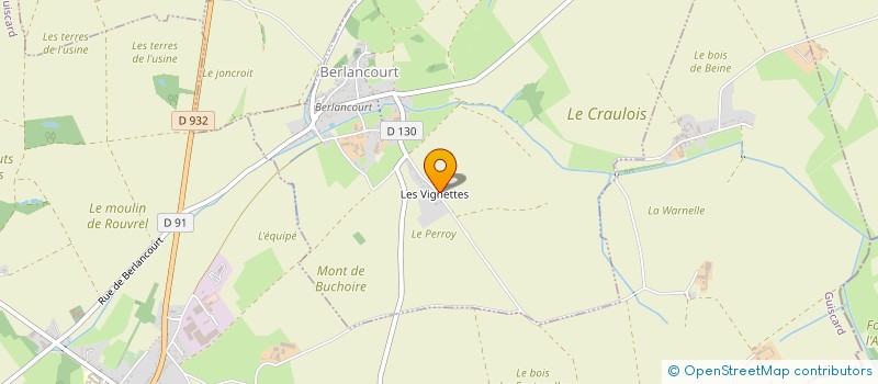 localisation de l'entreprise HABITAT ENSEMBLE  BERLANCOURT