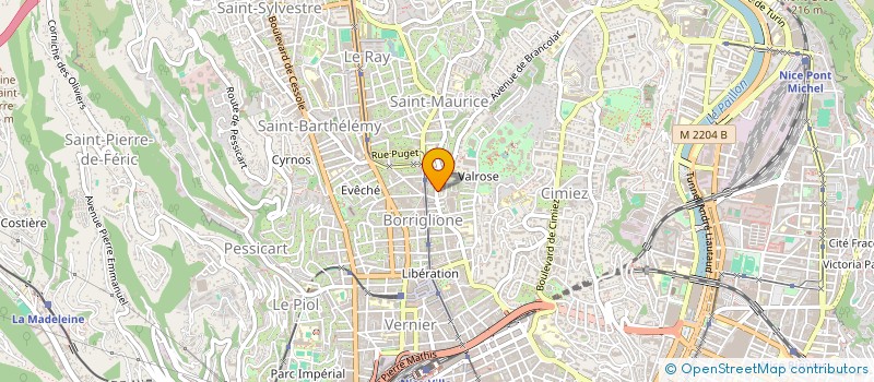 localisation de l'entreprise HABITAT ENVIRONNEMENT REALISATION à NICE