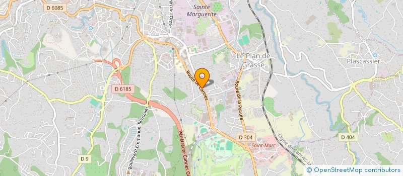 localisation de l'entreprise HABITAT ESPACE CONFORT à GRASSE