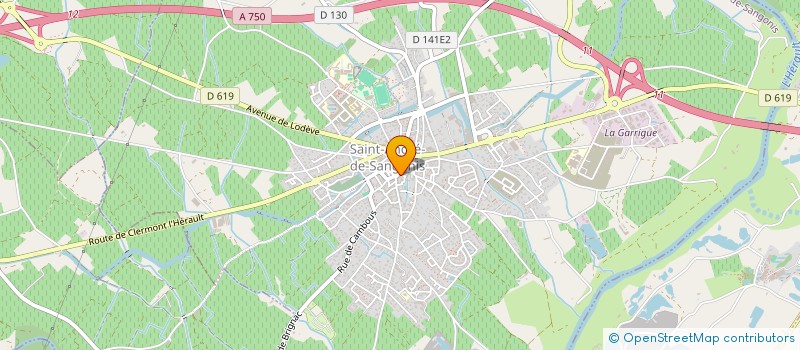 localisation de l'entreprise HABITAT ESPACE ET LUMIERE  SAINT-ANDRE-DE-SANGONIS