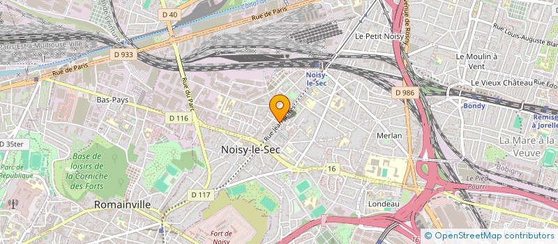 localisation de l'entreprise HABITAT ESPACE RESIDENCE à NOISY-LE-SEC