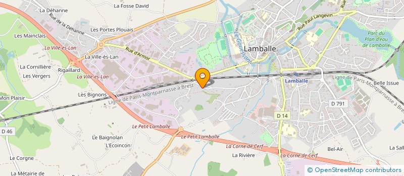 localisation de l'entreprise HABITAT ET AUTONOMIE à LAMBALLE-ARMOR