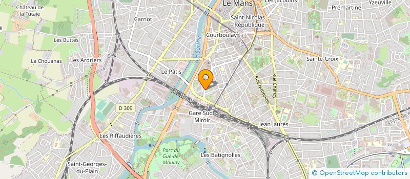 localisation de l'entreprise HABITAT ET DEVELOPPEMENT DE LA SARTHE à LE MANS