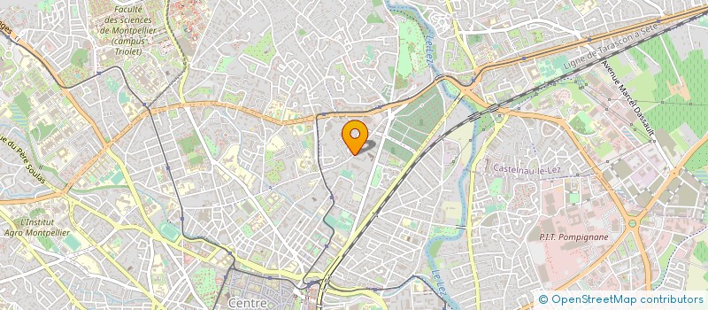 localisation de l'entreprise HABITAT ET HUMANISME à MONTPELLIER