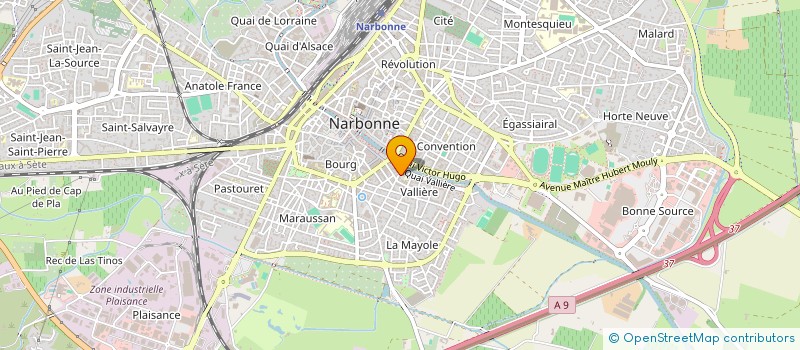 localisation de l'entreprise HABITAT ET HUMANISME AUDE à NARBONNE