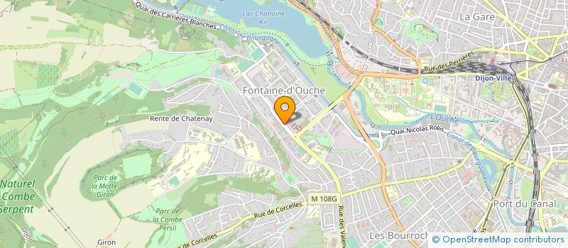 localisation de l'entreprise HABITAT ET HUMANISME COTE D OR à DIJON