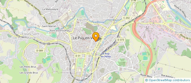 localisation de l'entreprise HABITAT ET HUMANISME HAUTE LOIRE à LE PUY-EN-VELAY