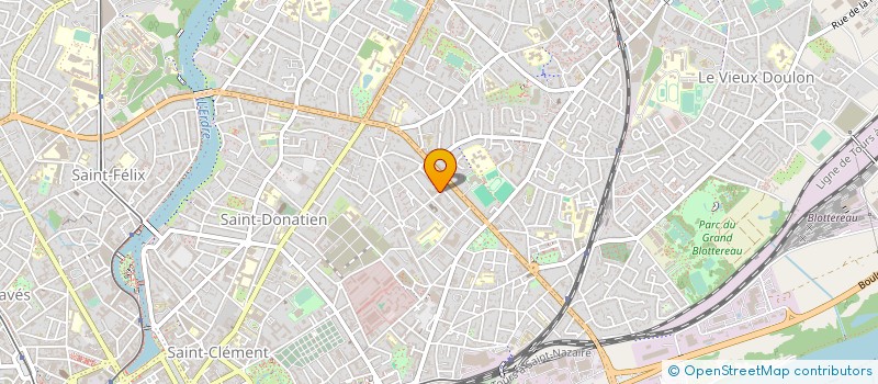 localisation de l'entreprise HABITAT ET HUMANISME LOIRE ATLANTIQUE  NANTES