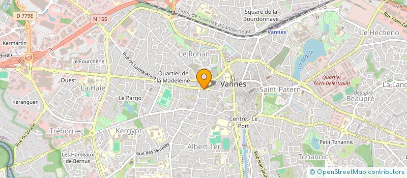 localisation de l'entreprise HABITAT ET HUMANISME MORBIHAN  VANNES