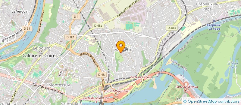localisation de l'entreprise HABITAT ET HUMANISME URGENCE à LYON