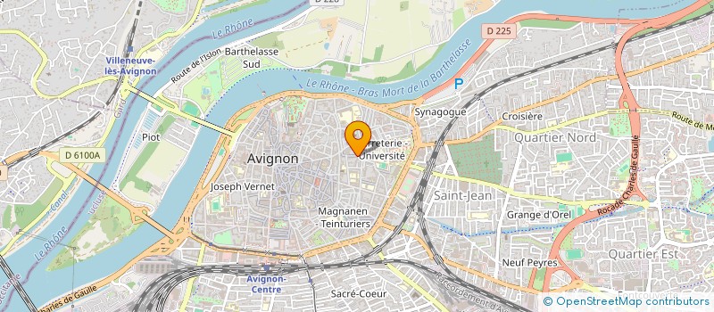 localisation de l'entreprise HABITAT ET HUMANISME VAUCLUSE  AVIGNON