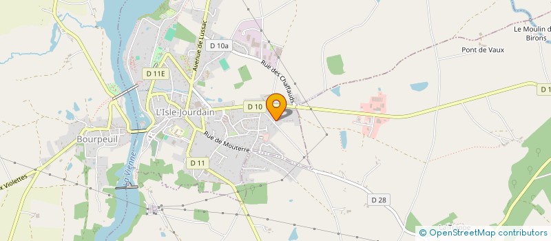 localisation de l'entreprise HABITAT ET INTUITION PATRIMOINE  L'ISLE-JOURDAIN