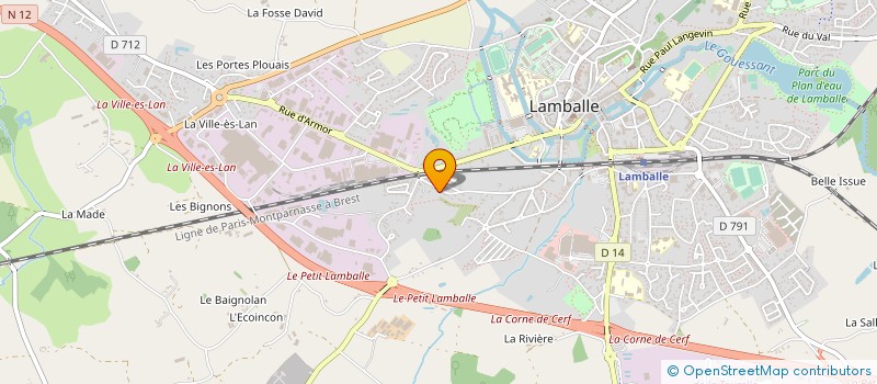 localisation de l'entreprise HABITAT ET MOBILITE POUR TOUS à LAMBALLE-ARMOR