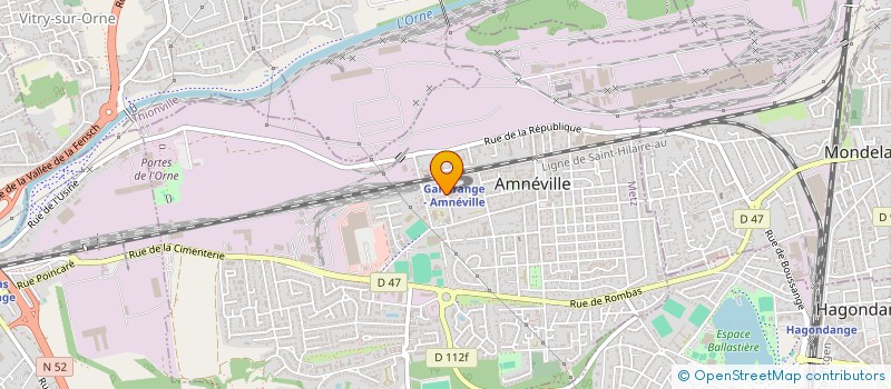 localisation de l'entreprise HABITAT ET REALISATION  AMNEVILLE