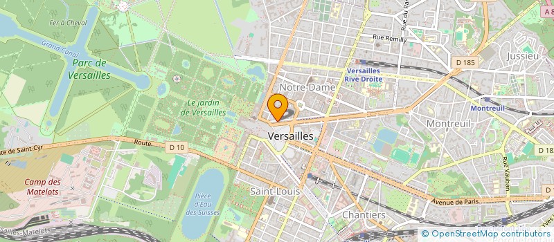 localisation de l'entreprise HABITAT ET SOLUTIONS à VERSAILLES