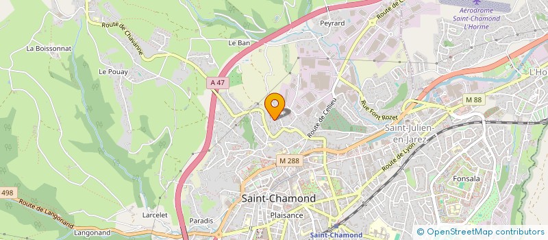localisation de l'entreprise HABITAT EXPERT à SAINT-CHAMOND