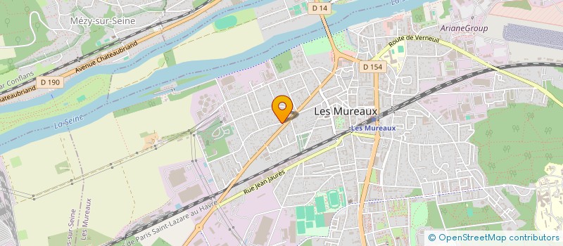 localisation de l'entreprise HABITAT EXPERT à LES MUREAUX