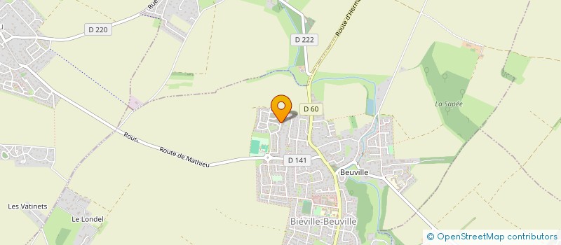 localisation de l'entreprise HABITAT EXPERTISES à BIEVILLE-BEUVILLE