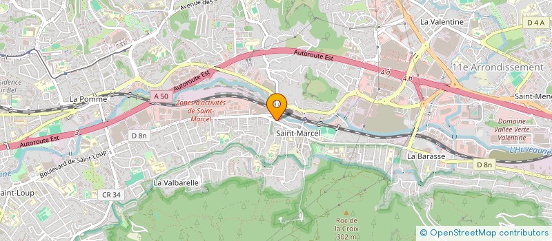 localisation de l'entreprise HABITAT & FENETRES à MARSEILLE
