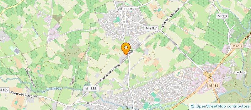 localisation de l'entreprise HABITAT FERMETURE à SAUSSAN