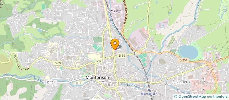 localisation de l'entreprise HABITAT FRANCAIS à MONTBRISON