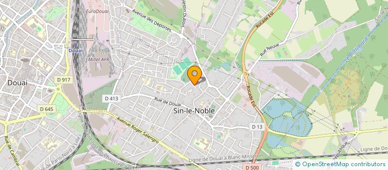 localisation de l'entreprise HABITAT HERBERT PEREETFILS  SIN-LE-NOBLE