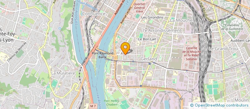 localisation de l'entreprise HABITAT HUMANISME INSERTION à LYON