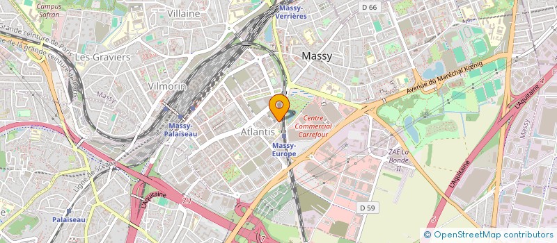 localisation de l'entreprise HABITAT INGENIERIE à MASSY