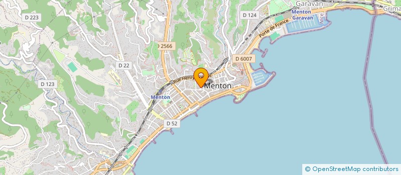 localisation de l'entreprise HABITAT INNOV AZUR à MENTON