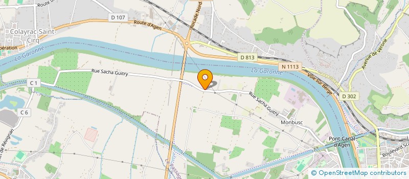 localisation de l'entreprise HABITAT INVEST  LE PASSAGE