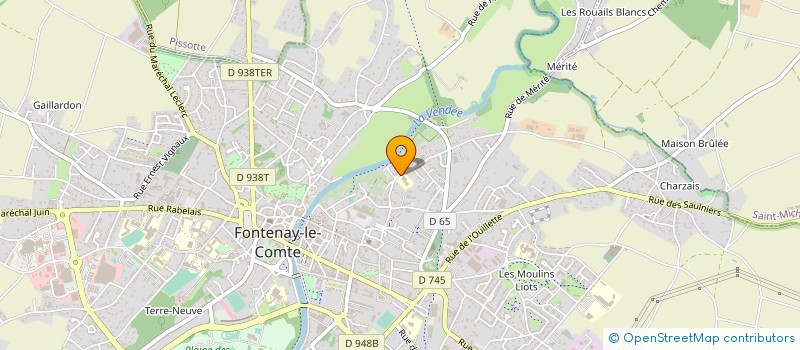 localisation de l'entreprise HABITAT JEUNE LES 3 PORTES à FONTENAY-LE-COMTE