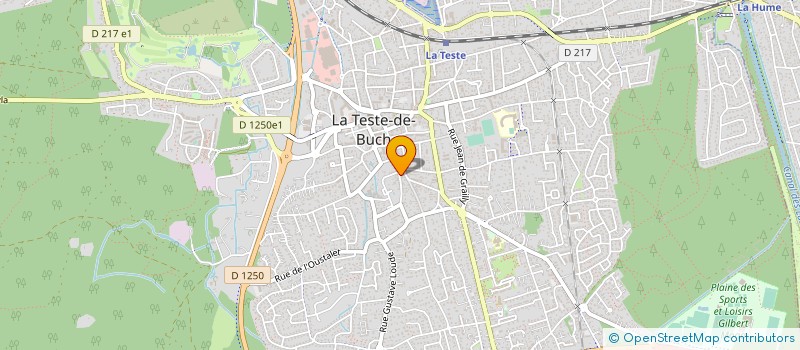 localisation de l'entreprise HABITAT JEUNES DU BASSIN D'ARCACHON à LA TESTE-DE-BUCH