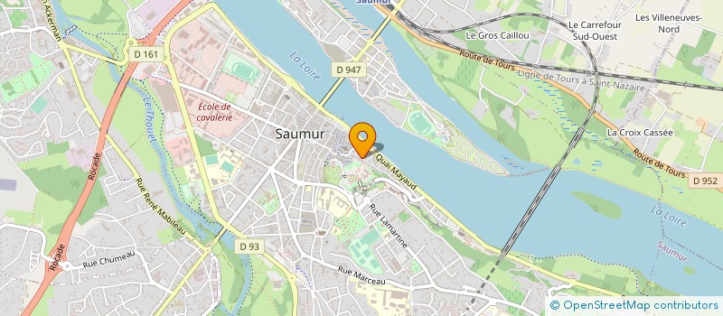 localisation de l'entreprise HABITAT JEUNES DU SAUMUROIS à SAUMUR