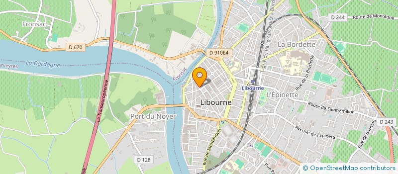 localisation de l'entreprise HABITAT JEUNES EN PAYS LIBOURNAIS à LIBOURNE