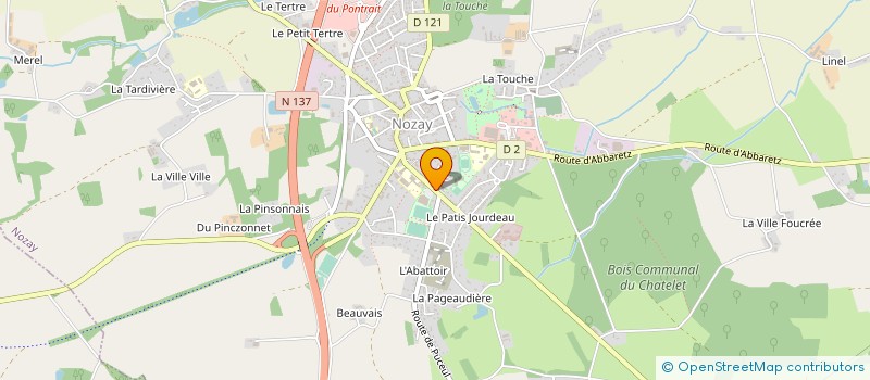 localisation de l'entreprise HABITAT JEUNES L'ODYSSEE  NOZAY
