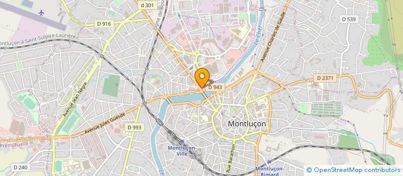 localisation de l'entreprise HABITAT JEUNES MONTLUCON à MONTLUCON