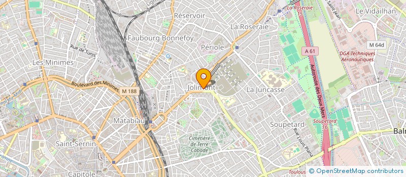 localisation de l'entreprise HABITAT JEUNES O TOULOUSE à TOULOUSE