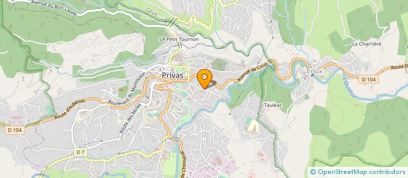 localisation de l'entreprise HABITAT JEUNES PRIVAS CENTRE ARDECHE  PRIVAS