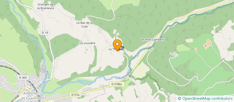 localisation de l'entreprise HABITAT JOE  AILLEVILLERS-ET-LYAUMONT