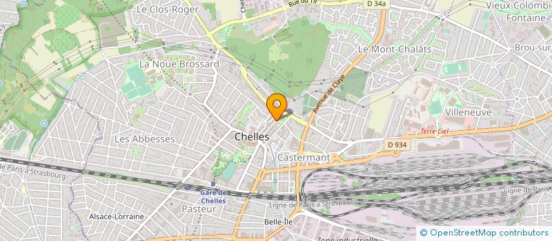 localisation de l'entreprise HABITAT L'IMMOBILIER  CHELLES