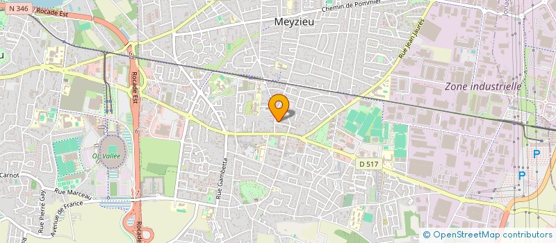 localisation de l'entreprise HABITAT LYONNAIS à MEYZIEU
