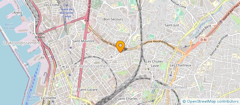 localisation de l'entreprise HABITAT MEUBLE à MARSEILLE