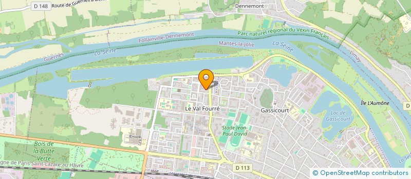 localisation de l'entreprise HABITAT MODERNE  MANTES-LA-JOLIE