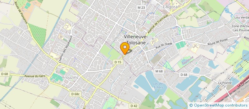 localisation de l'entreprise HABITAT OCCITAN MENUISERIES EXTERIEURES TOULOUSE à VILLENEUVE-TOLOSANE