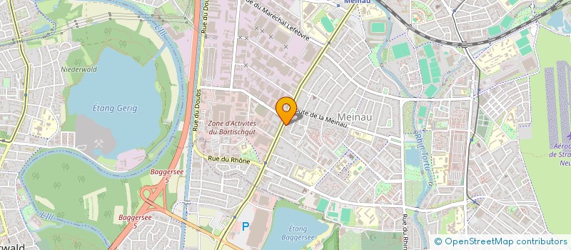 localisation de l'entreprise HABITAT PARQUET à STRASBOURG