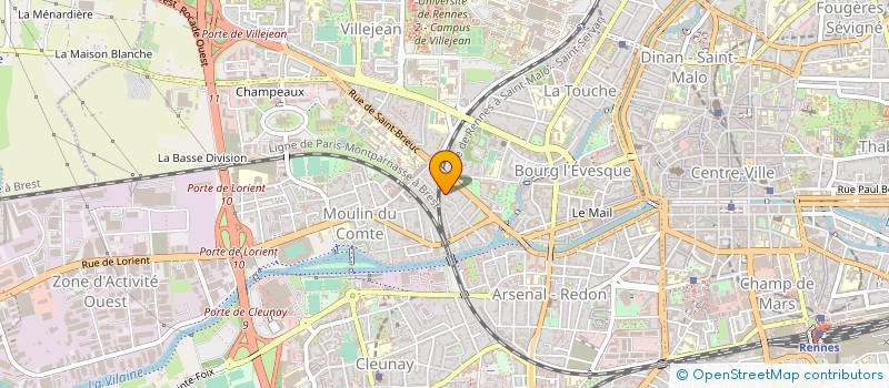 localisation de l'entreprise HABITAT PARTICIPATIF DU SQUARE DU POITOU à RENNES