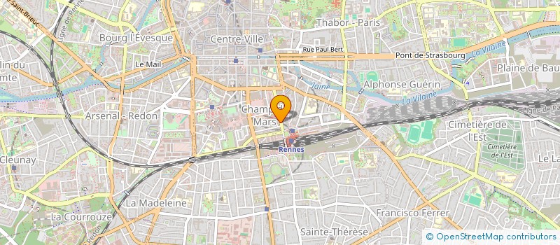 localisation de l'entreprise HABITAT PARTICIPATIF OUEST  RENNES